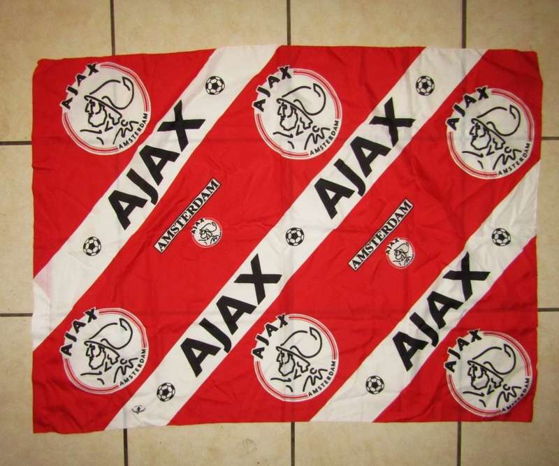 Old Ajax Amsterdam Football Flag