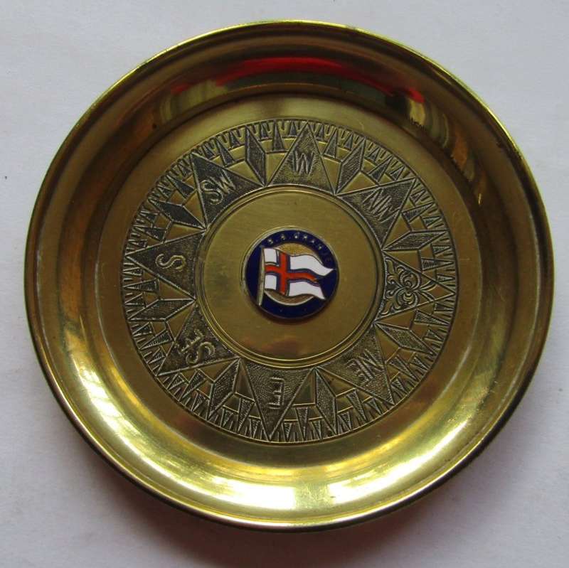 Old SA Oranje Ship Ashtray