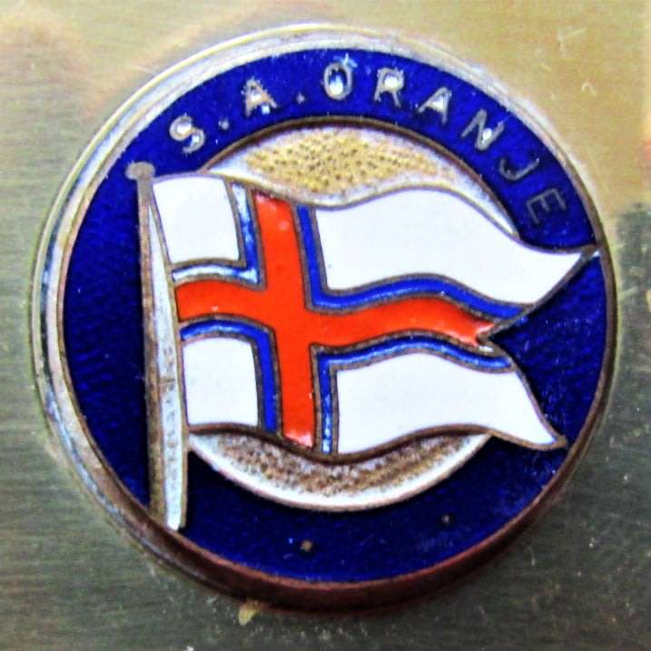 Old SA Oranje Ship Ashtray