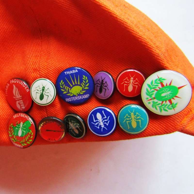 Thaba Padvinders Cap With 11 Pin Badges