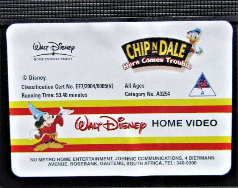 Chip n Dale - Walt Disney - VHS Tape (2004)