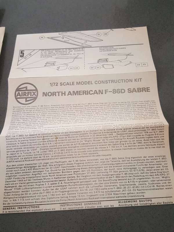 13 Old Airfix Aircraft Construction Pamphlets