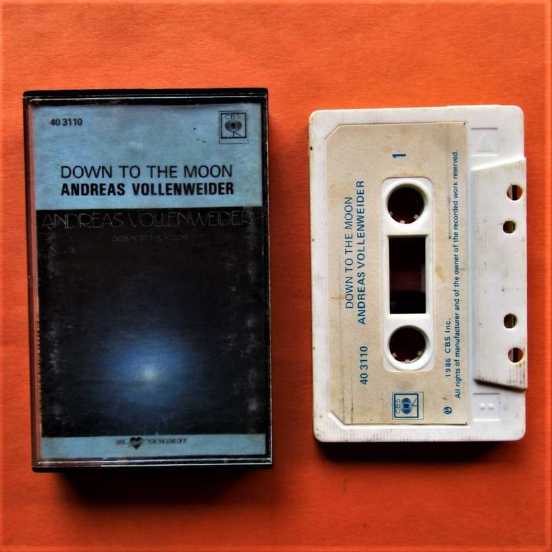 Andreas Vollenweider - Down to the Moon - Cassette Tape (1986)