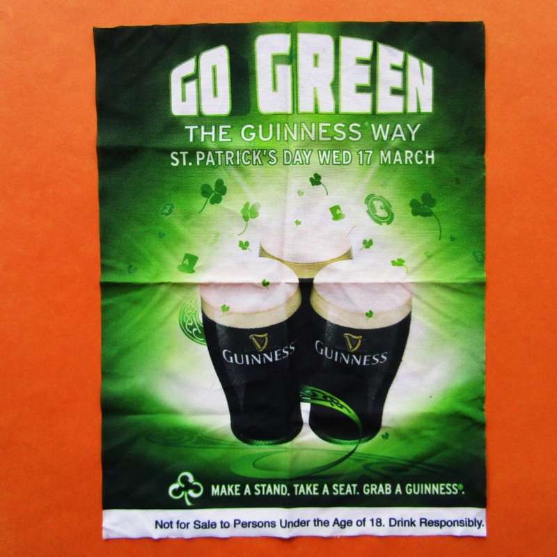 Collectable Guinness Beer Cloth Banner