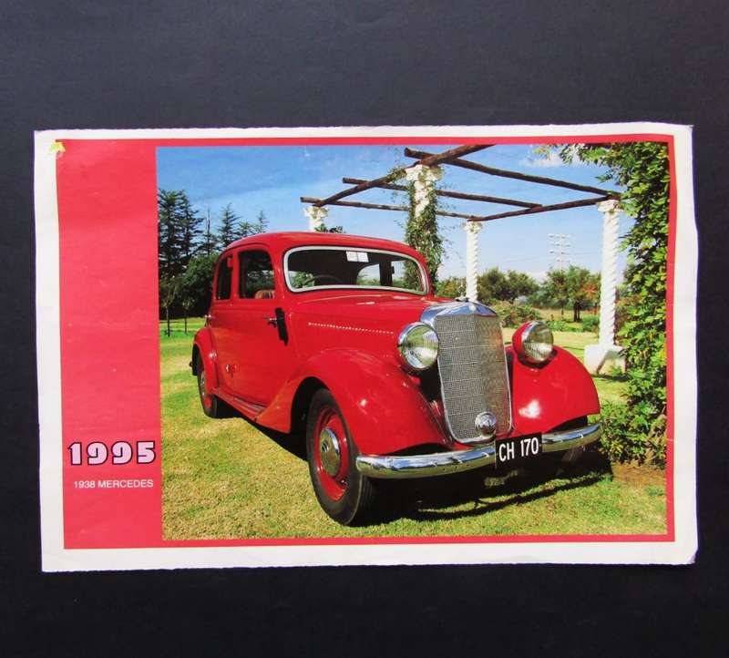1938 Mercedes Automobile Poster