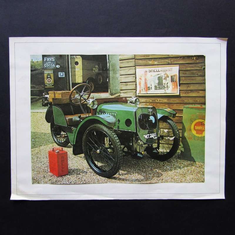 Vintage Automobile Poster