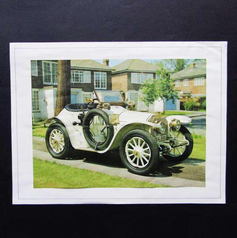 Vintage Automobile Poster