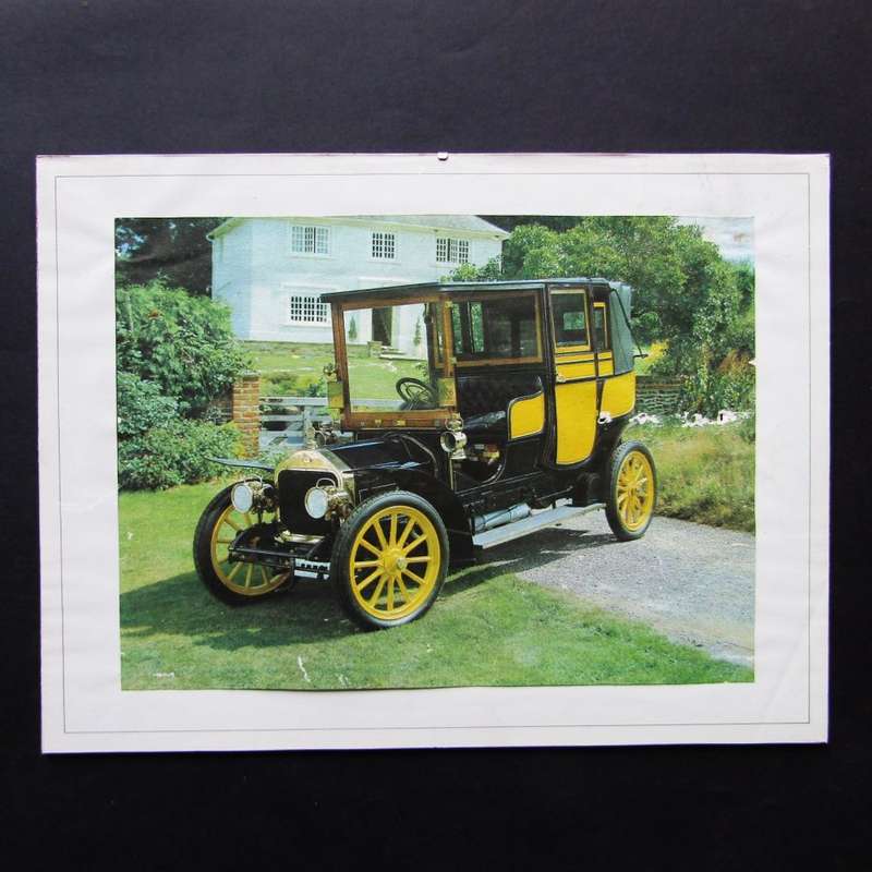 Vintage Automobile Poster