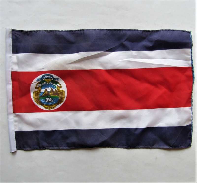 Old Costa Rica Country Flag