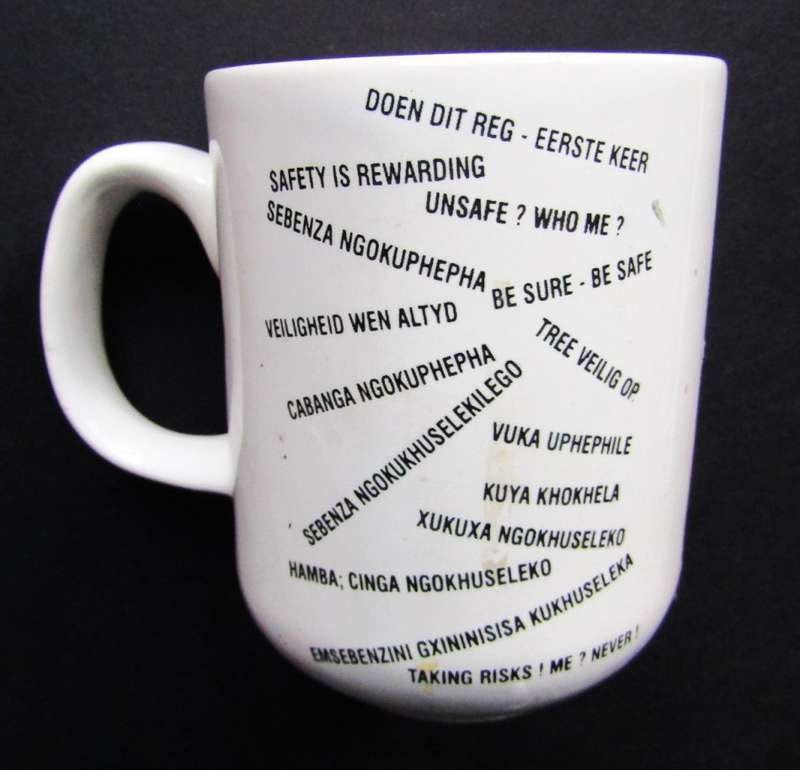 Old Spoornet Safety Mug