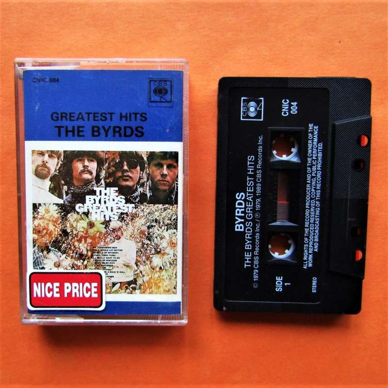 The Byrds - Greatest Hits - Cassette Tape (1989)