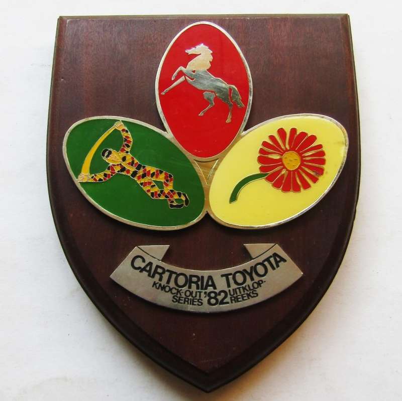 1982 Harlequins Noord Transvaal Rugby Wall Plaque