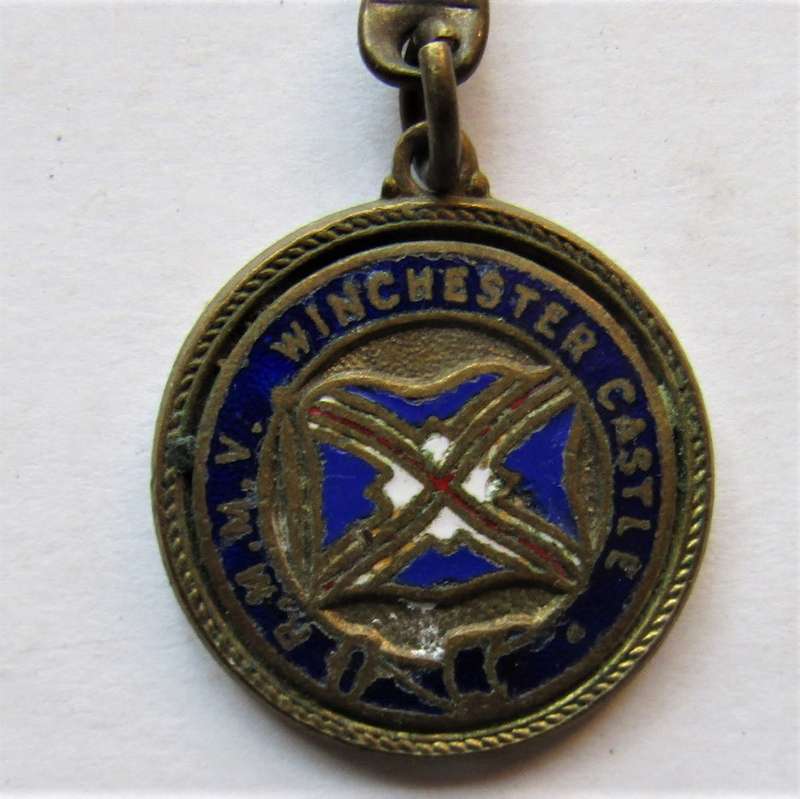 Old RMMV Winchester Castle Ship Medal