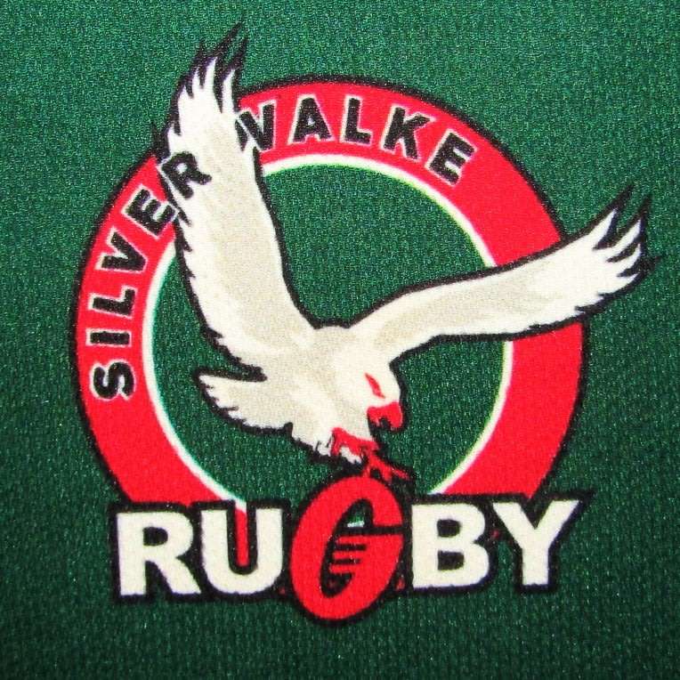 Silver Valke Rugby Club Number 7 Players Jersey