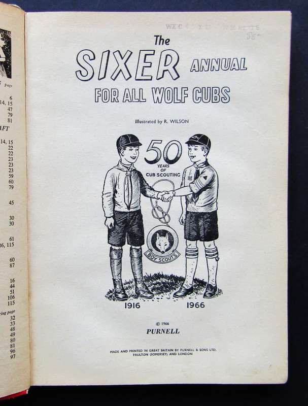 1966 Sixer for All Wolf Cubs Annual