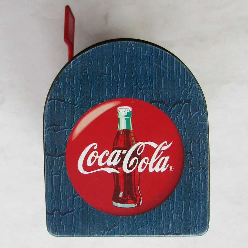 1999 Coca Cola Metal Mailbox Tin