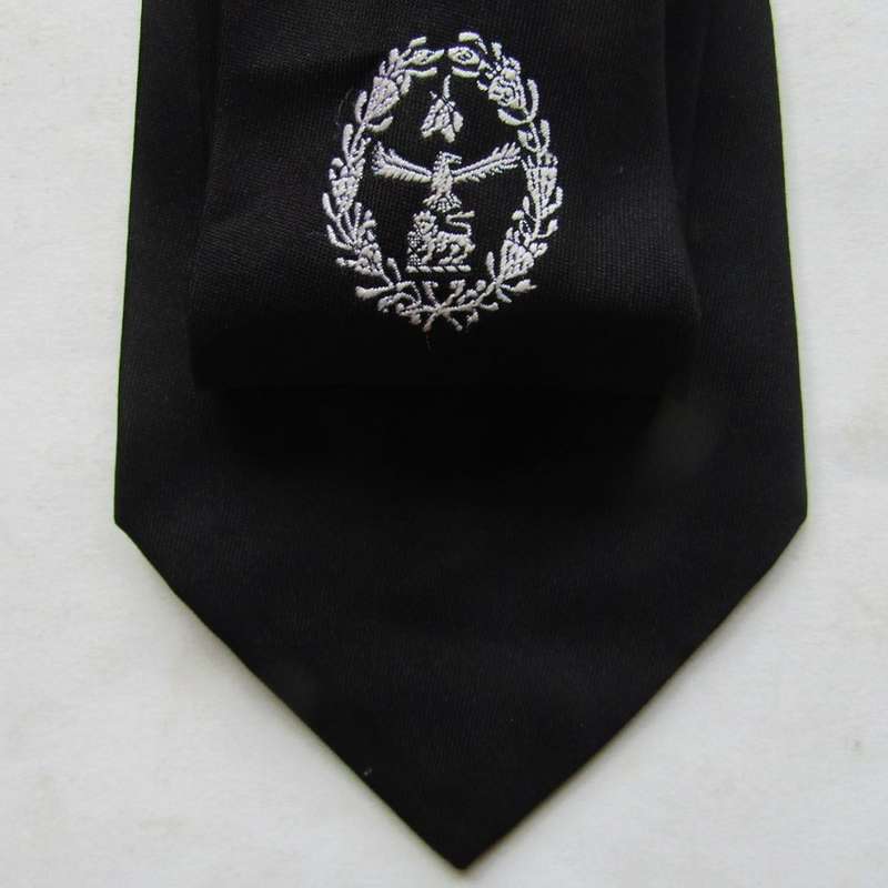 SADF Black Insignia Tie