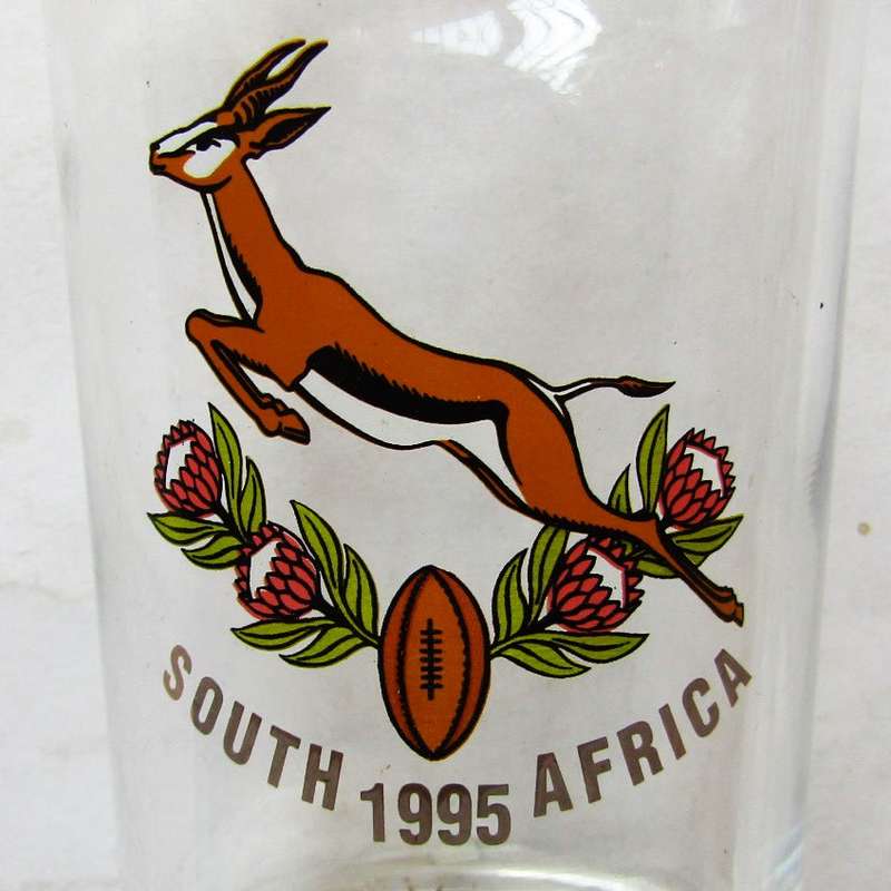 1995 Springbok Rugby Beer Glass