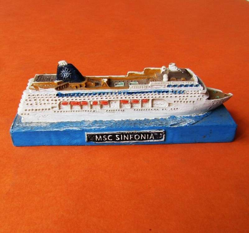 Made in Italy MSC Sinfonia Cruise Ship Model