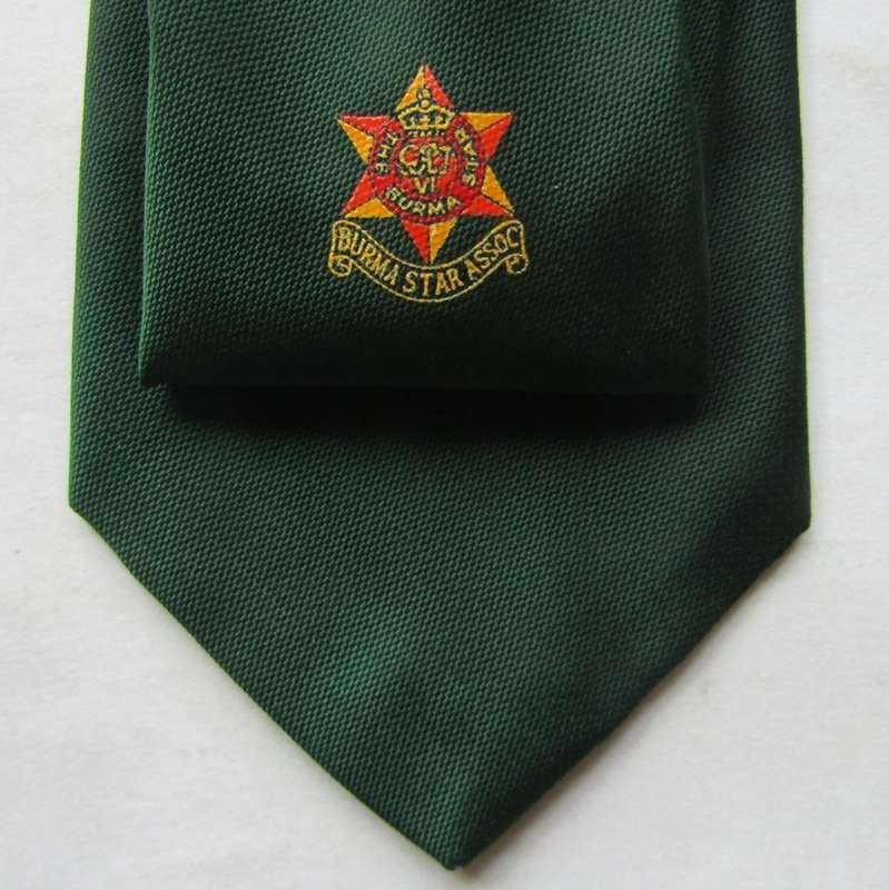 WW2 Burma Star Association Neck Tie