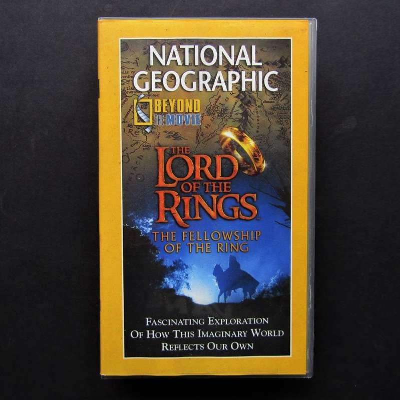 National Geographic Beyond the Movie - Lord of the Rings - VHS Tape (2002)