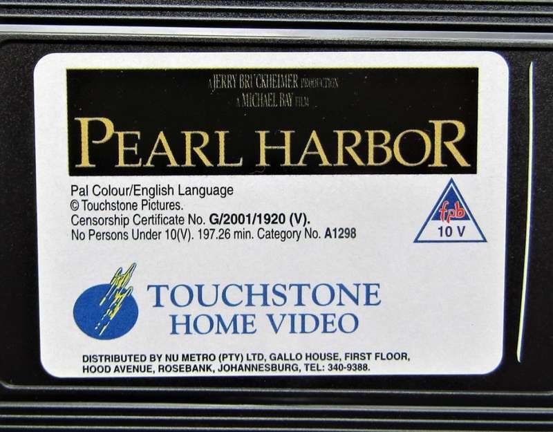 Pearl Harbor - Ben Affleck - VHS Tape (2001)