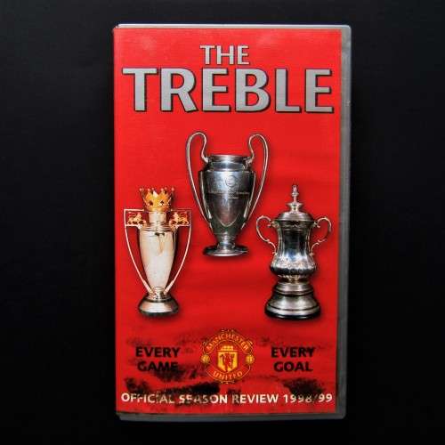 98/99 The Treble - Manchester United Football Club - VHS Video Tape
