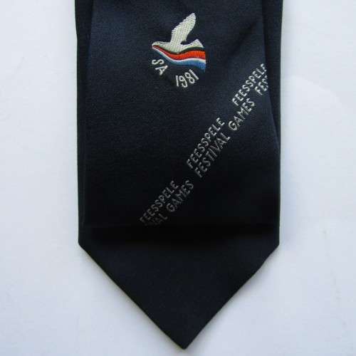 1981 SA Festival Games Neck Tie