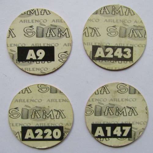 Lot of 4 Rugby Tazo Slamas from the 90`s