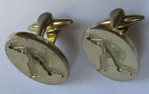 Pair of Old Bowling Cufflinks