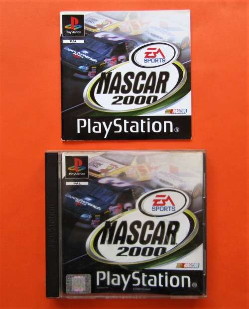 Case and Booklet for a Nascar 2000 PS1 Game - No Disc