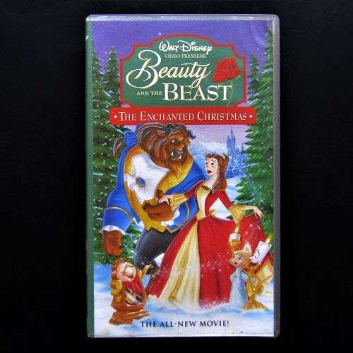Beauty and the Beast: The Enchanted Christmas - Disney VHS Tape (1998)