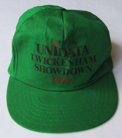 1992 Springboks vs England Twickenham Showdown Rugby Cap