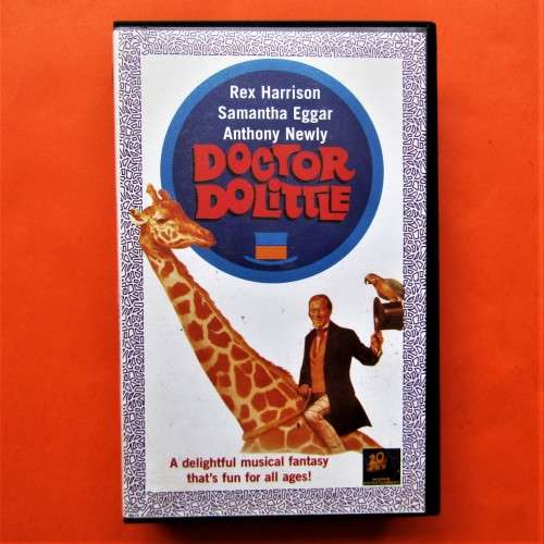 Doctor Dolittle - Rex Harrison - VHS Tape (1996)