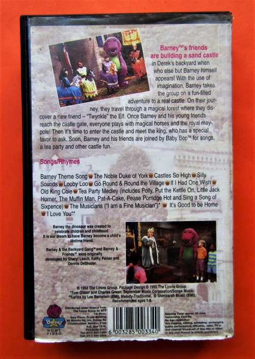 Barney`s Magical Musical Adventure - VHS Video Tape (1995)