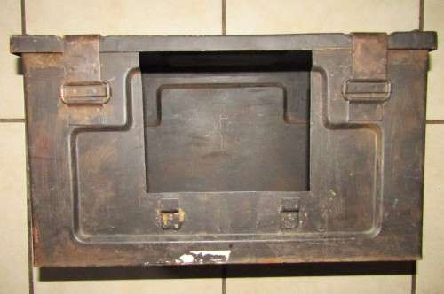 1963 Metal Military Ammo Box