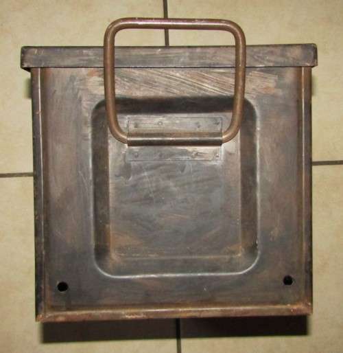 1963 Metal Military Ammo Box