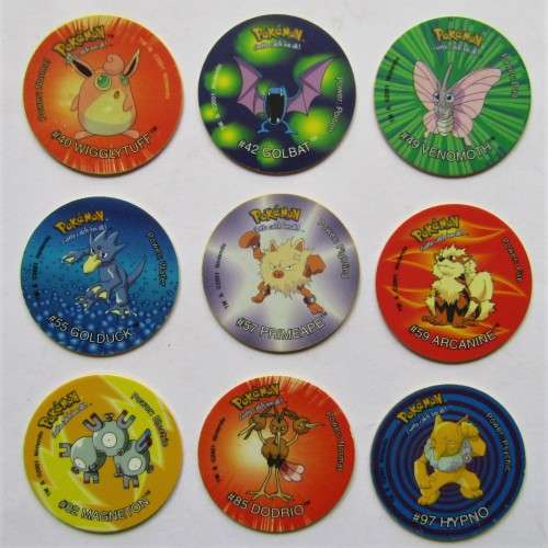 Lot of 9 Pokemon Tazo 3 Slammers by Simba