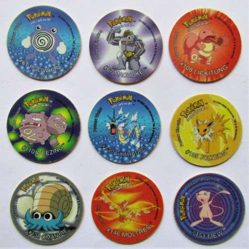 Lot of 9 Pokemon Tazo 2 Slammers by Simba