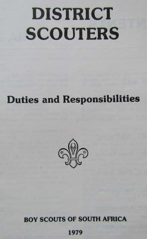 1979 Boy Scouts of South Africa Manual