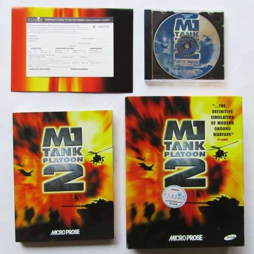 M1 Tank Platoon II - Big Box PC Game (1998)
