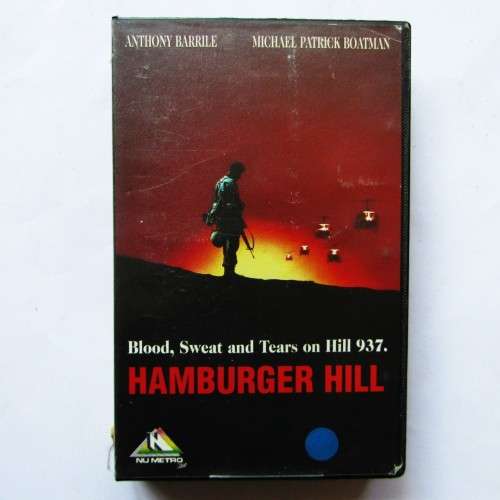 Hamburger Hill - Anthony Barrile - War Movie VHS Tape (1987)