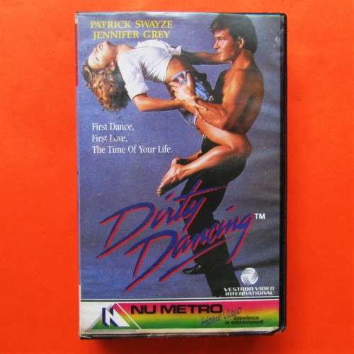 Dirty Dancing - Patrick Swayze - VHS Tape (1988)