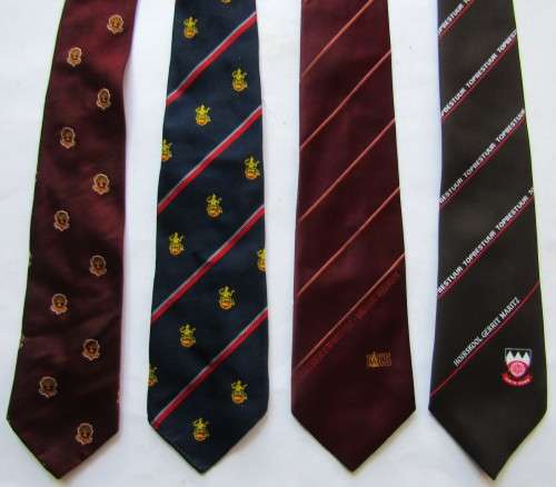 Lot of 4 School and University Neck Ties