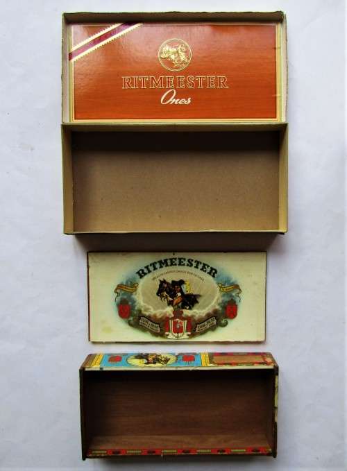 2 Old Ritmeester Cigar Boxes