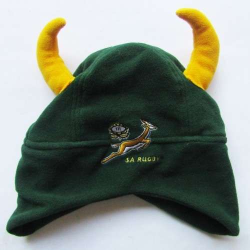 Old Springbok Rugby Cap with Horns
