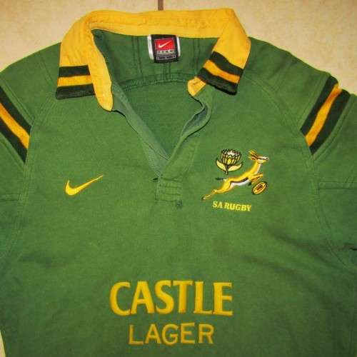Old Nike Long Sleeve Springbok Rugby Jersey