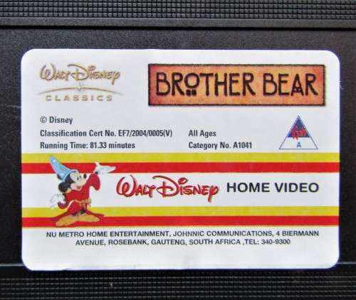 Brother Bear - Walt Disney VHS Tape (2004)