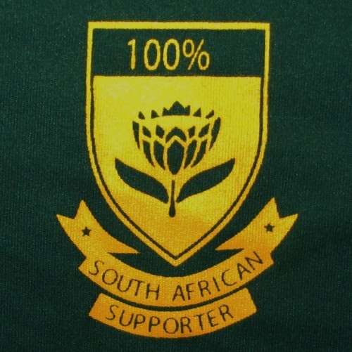 100% South African Supporter Rugby Jersey