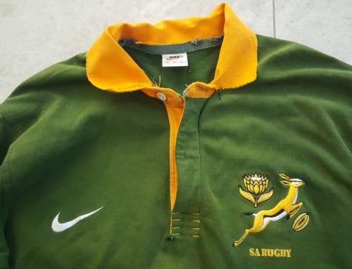 Old Nike Long Sleeve Springbok Rugby Jersey
